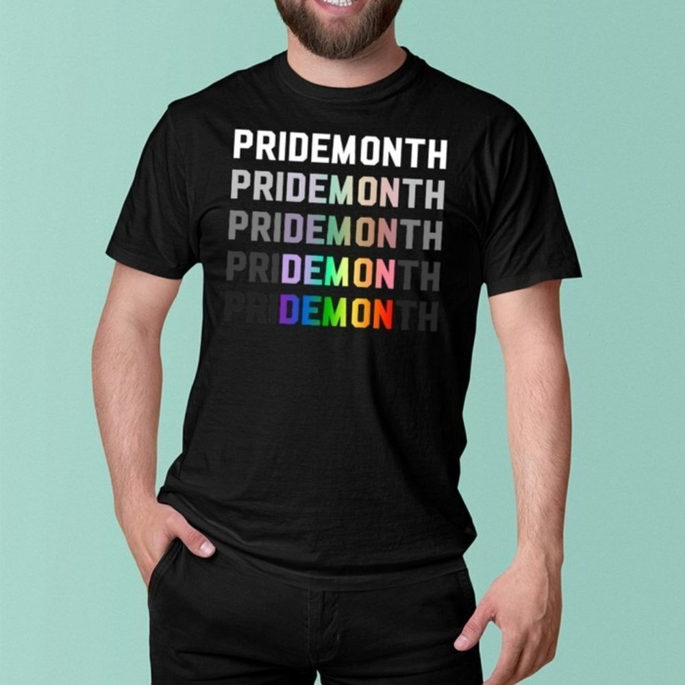 Pride Month Demon Shirt Unisex Tshirt